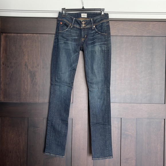 Hudson Jeans Collin Skinny Jeans in Dark Indigo Blue Size 25 - Picture 2 of 7